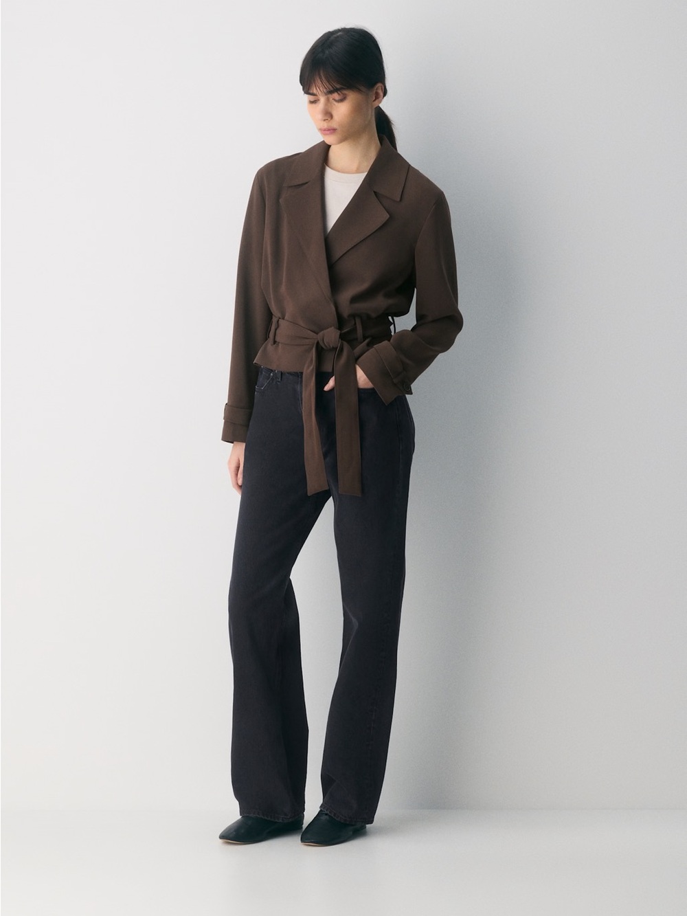 Aritzia Babaton Postage Trench Coat - Sway Crepe